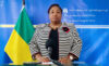 La ministre d’État en charge de l’Éducation nationale et de l’Instruction civique, Camélia Ntoutoume-Leclercq, lors de son allocution, le 6 septembre 2026. © D.R.