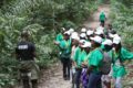 Les enfants du personnel d’Eramet-Comilog profitant de ce moment de la Caravane touristique du Gabon. © D.R.