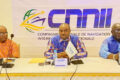 Le directeur général de la CNNII, Alexis Mpiga Okoumba (au centre) lors des travaux du CODIR, le 11 septembre 2026.  © D.R.