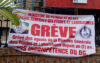 ‎La nouvelle banderole des agents de la DGEL fustigeant l'incompétence du DG. © GabonReview