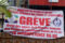 ‎La nouvelle banderole des agents de la DGEL fustigeant l'incompétence du DG. © GabonReview