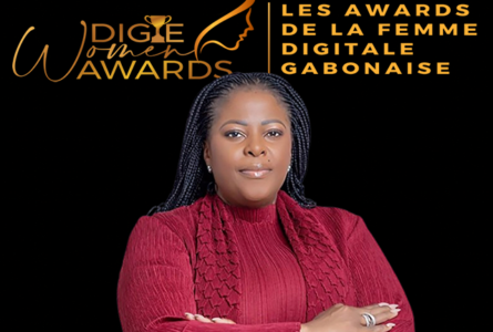 Nina Alida Abouna, marraine Afrique des DIWAA pour 2026-2028, avec pour ambition d’ouvrir aux femmes du numérique les portes des réseaux et de l’investissement. © GabonReview (montage)