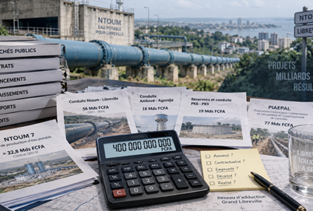 Des milliards annoncés, des projets empilés, des robinets toujours à sec : combien a-t-on réellement dépensé ? © GabonReview