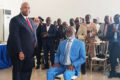 Jean Philippe Igouwet installé président du Conseil communal des sages pour un mandat de cinq ans. © GabonReview