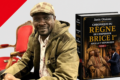 Janis Otsiémi et son nouvel ouvrage : quand le romancier ouvre les portes de la Ve République, c’est une cour impériale que l’on découvre derrière. © GabonReview (montage)