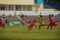 Mangasport et African Stars FC : un moment de la rencontre du tour préliminaire de la Ligue des champions de la CAF, à Franceville. © D.R.