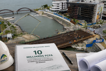À la Baie des Rois, 10 milliards sont recherchés pour préparer le terrain à beaucoup plus grand : près de 800 milliards de FCFA d’investissements privés à terme. © GabonReview (montage)