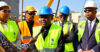 Le ministre Philippe Tonangoye lors de la réception des deux nouvelles turbines, le 8 septembre 2026 à Port-Gentil.  © GabonReview (Capture d’écran)