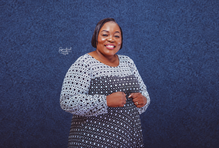 Raïssa Onanga, porteuse du Grenier Communautaire «Faire du Bien», qualifiée à Brazzaville pour défendre à Paris une solidarité gabonaise qui veut changer d’échelle. © D.R.