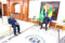 Moment de la rencontre entre Oligui Nguema et Barro Chambrier. © D.R.