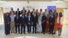 Le représentant du ministre de l’Economie, les acteurs du crédit-bail et les membres du bureau élu de l’AGA CB posant à l’issue des travaux. © GabonReview