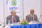 Le président exécutif de l’ARTAC, Christian Katende et le président de l’ARCEP Gabon, Célestin Kadjidja lors de la clôture de la session, le 21 octobre 2026 à Libreville. © GabonReview