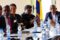 Des membres de la FEG, dont le président, suivant l'exposé du ministre Philippe Tonangoye. © GabonReview