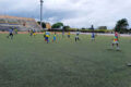 Les jeunes lors de la reprise footballistique au stade Pierre Claver Divounguy. © GabonReview