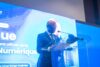 Le ministre délégué à l’Économie, aux Finances, à la Dette et aux Participations, Marc Abeghe, procédant au lancement du FUP. © Com. gouvernementale