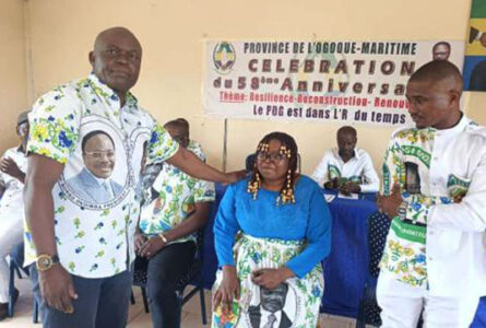 L’installation des nouvelles fédérations communales et départementales, le 3 octobre 2026 à Port-Gentil. © GabonReview