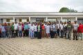 ‎Photo de famille des participants aux côtés de la ministre de la Fonction publique, Laurence Ndong. © D.R.