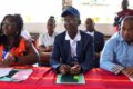 Les organisateurs de la caravane, lors de son lancement. © GabonReview