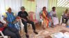 Des membres du collectif des anciens salariés. © GabonReview