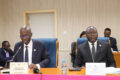Augustin Emane (à gauche) lors de son audition devant les députés. © D.R.