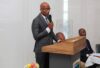 Le ministre des Eaux et Forêts, Maurice Ntossui Allogho, ouvrant officiellement les travaux, le 19 octobre 2026.  © Com. DGDDI