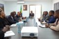 ‎‎Paul Ulrich Kessany Zategwa lors des échanges avec les représentants du PNUD, d’Eramet-Comilog et du cabinet SDI. © Capture d'écran / Gabon 1ère
