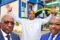 Julien Nkoghe Bekale joue la carte de l’apaisement entre les deux "présidents" du PDG. © GabonReview (photomontage)