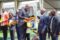 Oligui Nguema, lors de la remise symbolique des titres fonciers. © Com. présidentielle