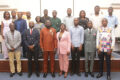 Photo de famille à l'issue de la présentation, le 10 octobre 2026 à Libreville. © GabonReview