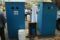 Vue des prototypes de toilettes sèches écologiques. © D.R.