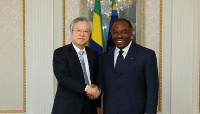 Ali Bongo en Corée