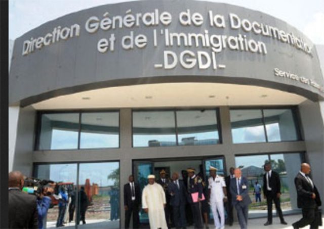 La DGDI, lors d’une visite du chef de l’Etat, en mars 2016. © dgdi.ga