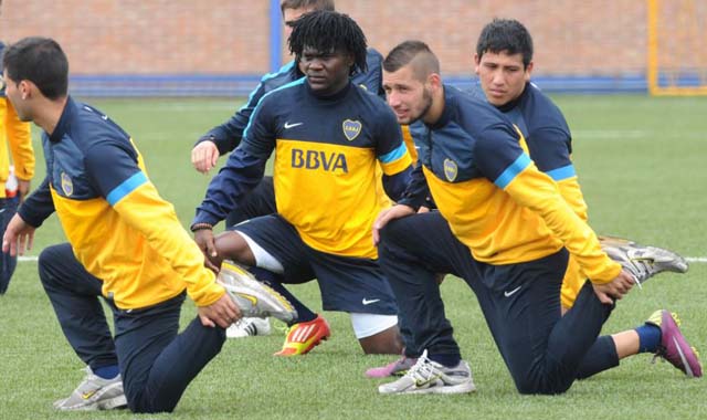 Franck Engonga s’essaye à Boca Juniors