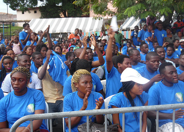 Jeunes émergents, le 7 mai 2016 à Libreville. © Gabonreview