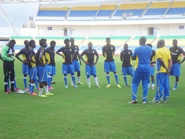 Les Panthères U 20 en regroupement. © africatopsports.com