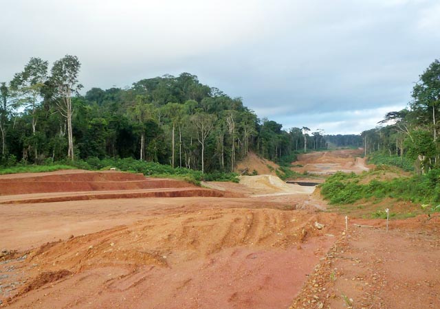 Terrassements au gabon