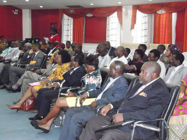 Les professionnels gabonais de la communication, lors du colloque. © Gabonreview