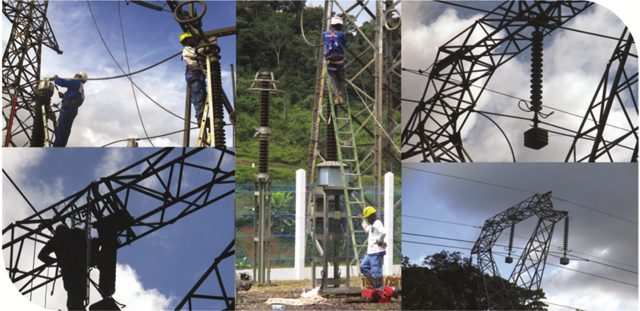 La SEEG remet en service la ligne 225kV affectée par les orages du 13 novembre 2014